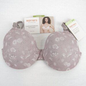 Warners Underwire T-Shirt Bra Women's Size 34B This Is Not a Bra Full Coverage